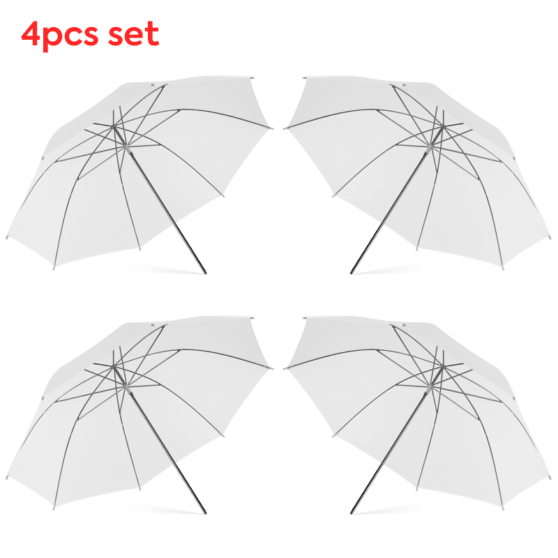 Photography Umbrella Diffuser - Guarda-chuva difusor de luz branca transparente