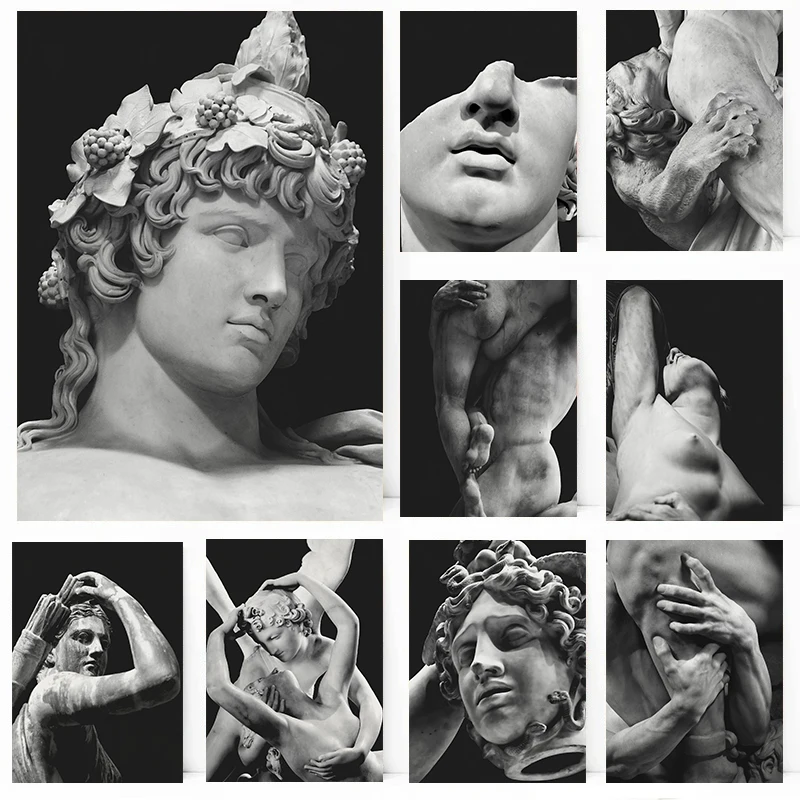 Photography History - Cartaz de escultura corporal da mitologia