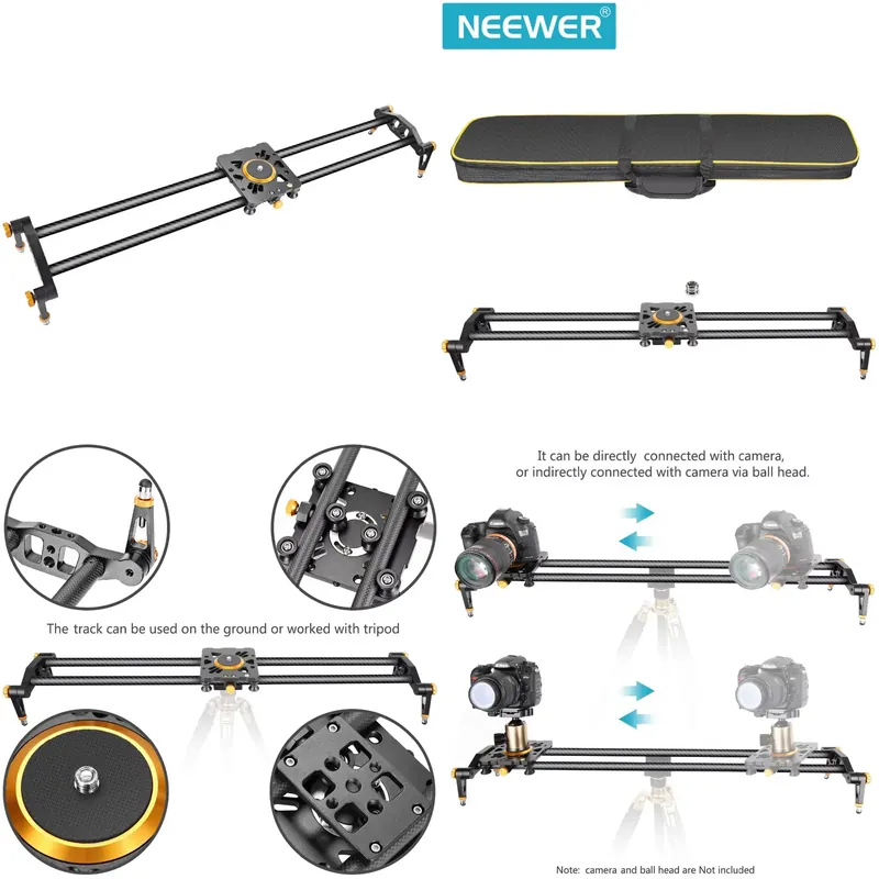 Camera Slider Rail - Neewer Trilho Deslizante de Fibra de