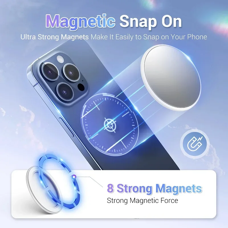 Photography Angles - Magsafe telefone magnético traseiro selfie hd
