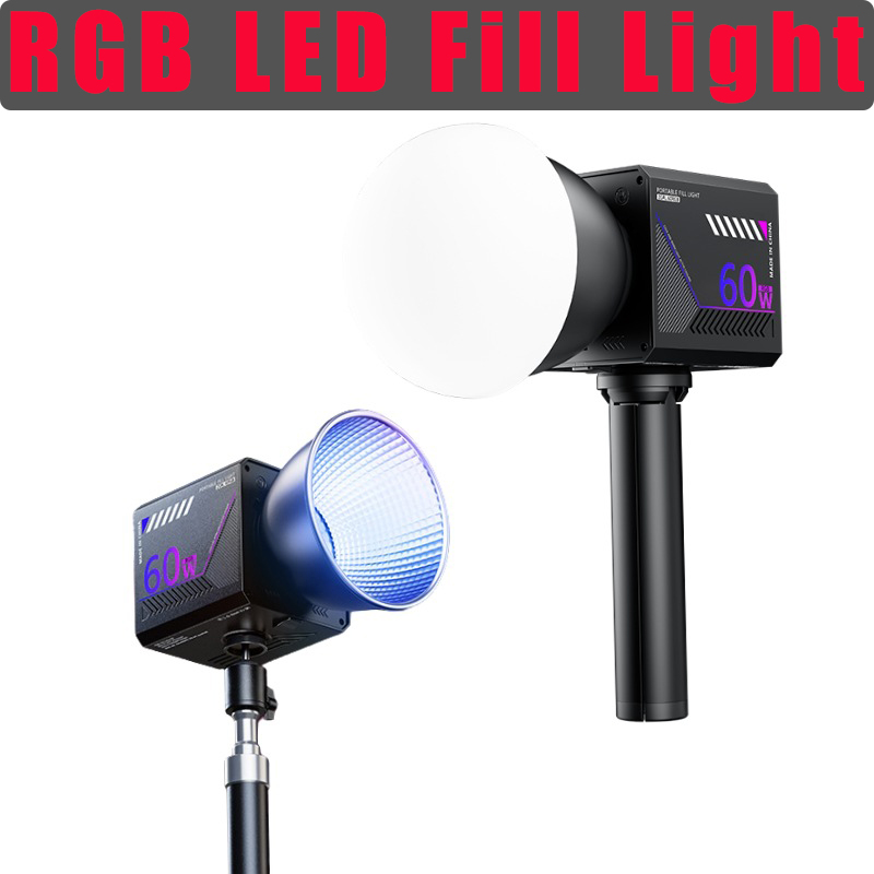 Photography Natural Lighting - Luz de Vídeo RGB de 60W,