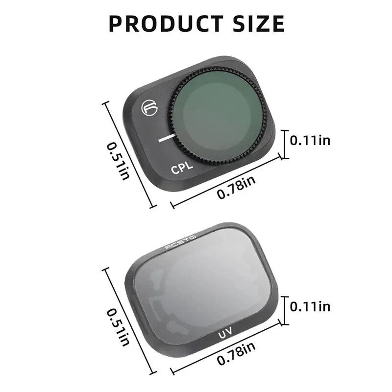 Nd Filter Set - Filtro DIY para Drone DJI Mini