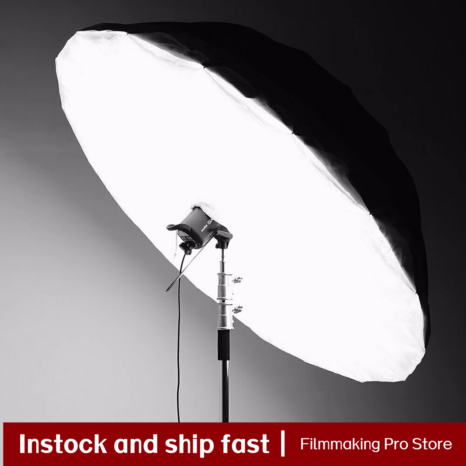 Photography Umbrella Diffuser - Difusor de Luz Suave Branco Parabólico