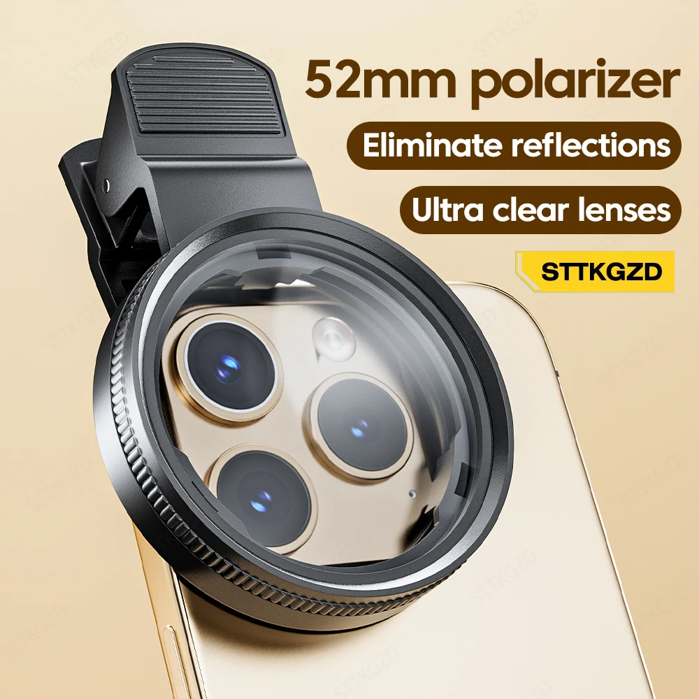 Photography Zooming - Novo 52mm cpl filtro de lente