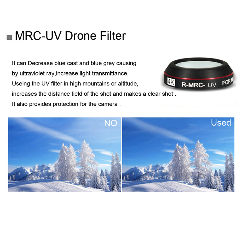 Filtro de drone para dji mavic - Nd Filter Set avaliação e preço