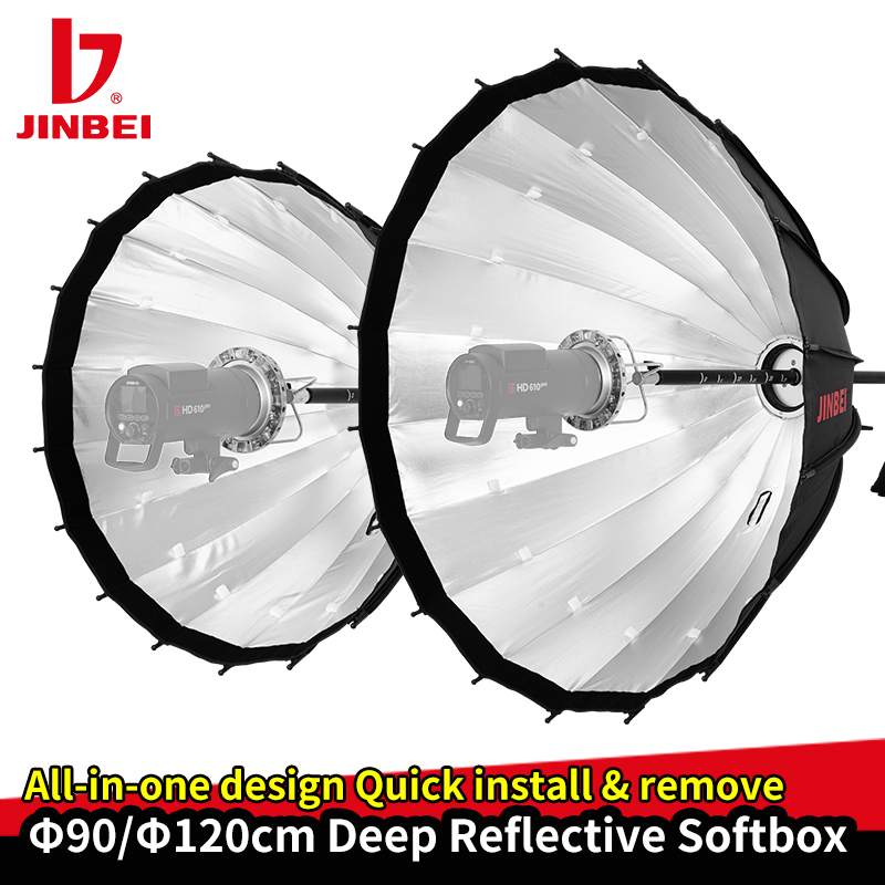 JINBEI Softbox Parabólico Refl - Photography Umbrella Diffuser avaliação e preço
