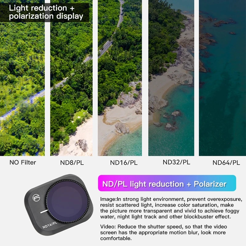 RCSTQ para DJI Mini 3 Pro: Nov - Nd Filter Set avaliação e preço