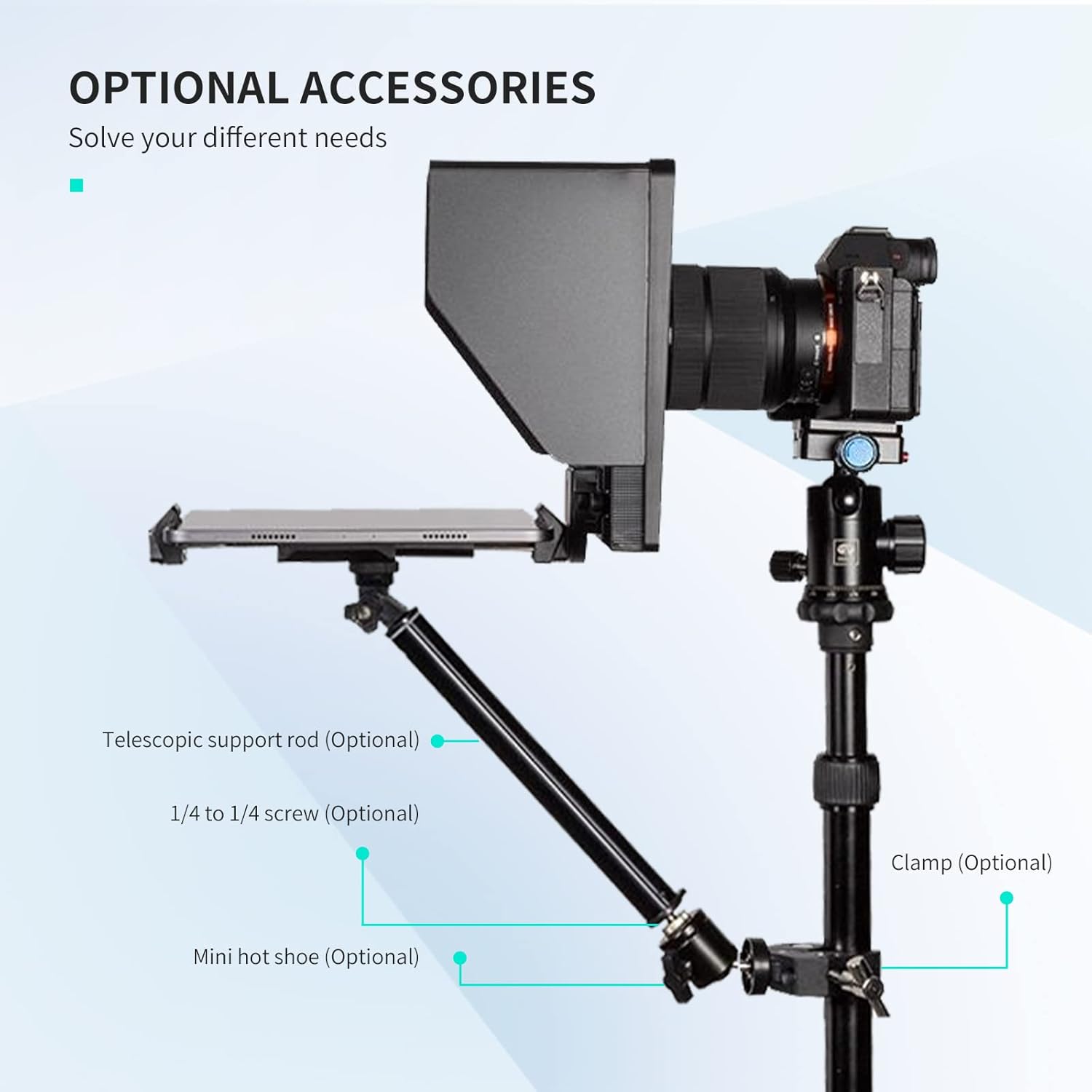 Teleprompter Portátil FEELWORL - Photography Zooming avaliação e preço