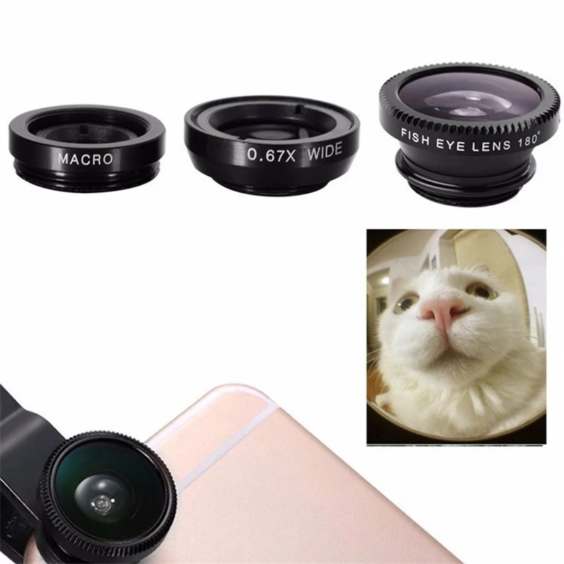 Lente Fisheye 3 em 1 para Tele - Photography Zooming avaliação e preço