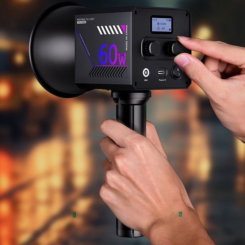 Luz de Vídeo RGB de 60W, Luz d - Photography Natural Lighting avaliação e preço