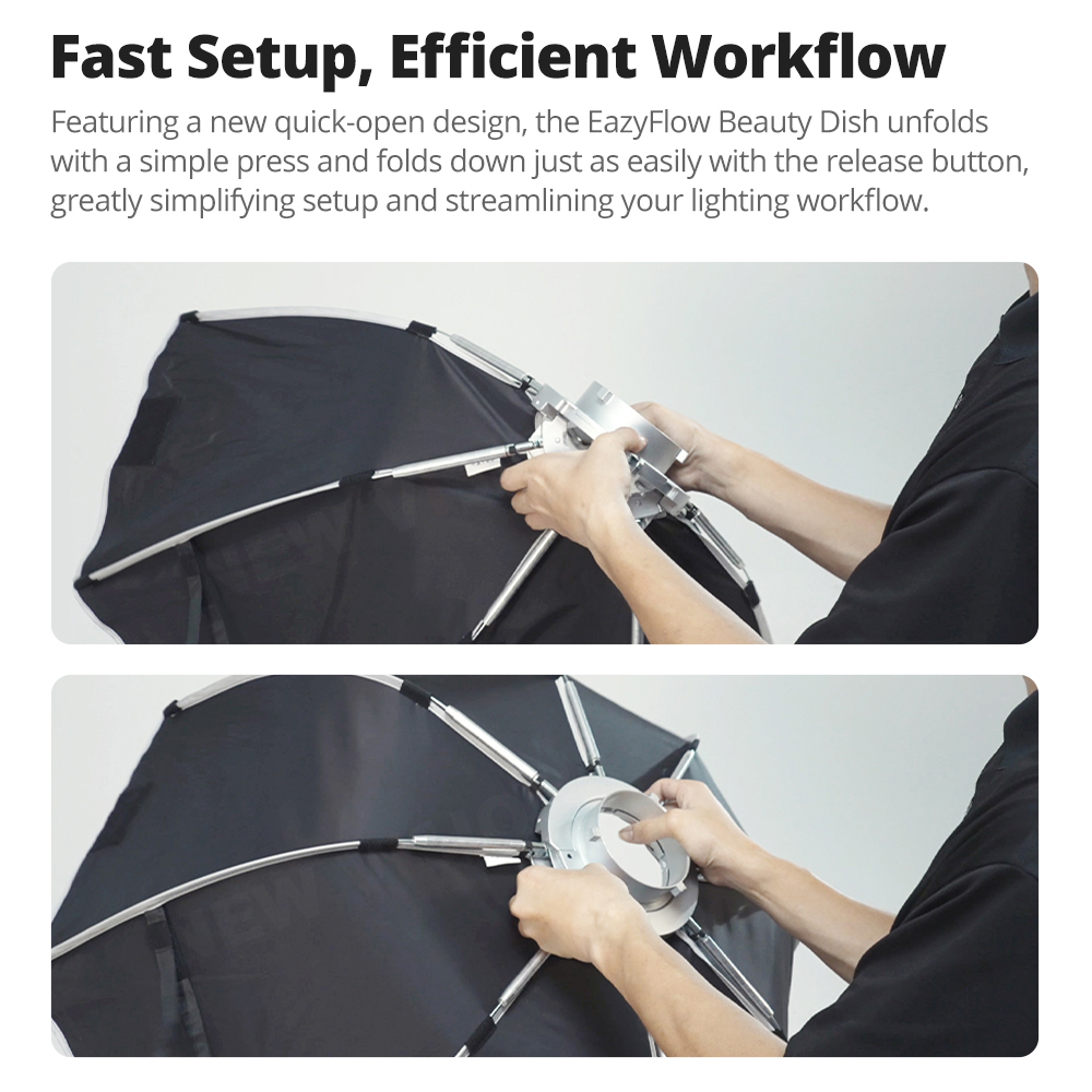 Novo Godox EazyFlow Beauty Dis - Photography Umbrella Diffuser avaliação e preço
