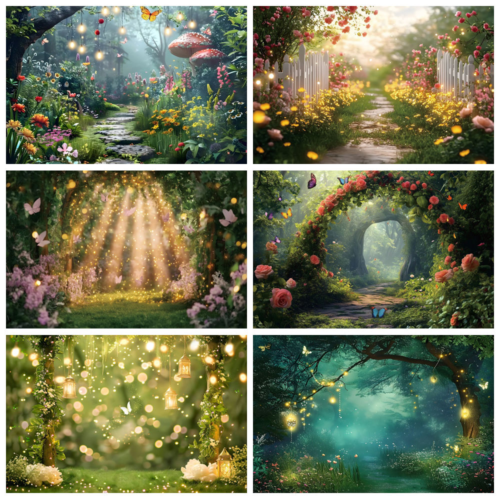 Conto de fadas jardim pano de  - Photography Natural Lighting avaliação e preço